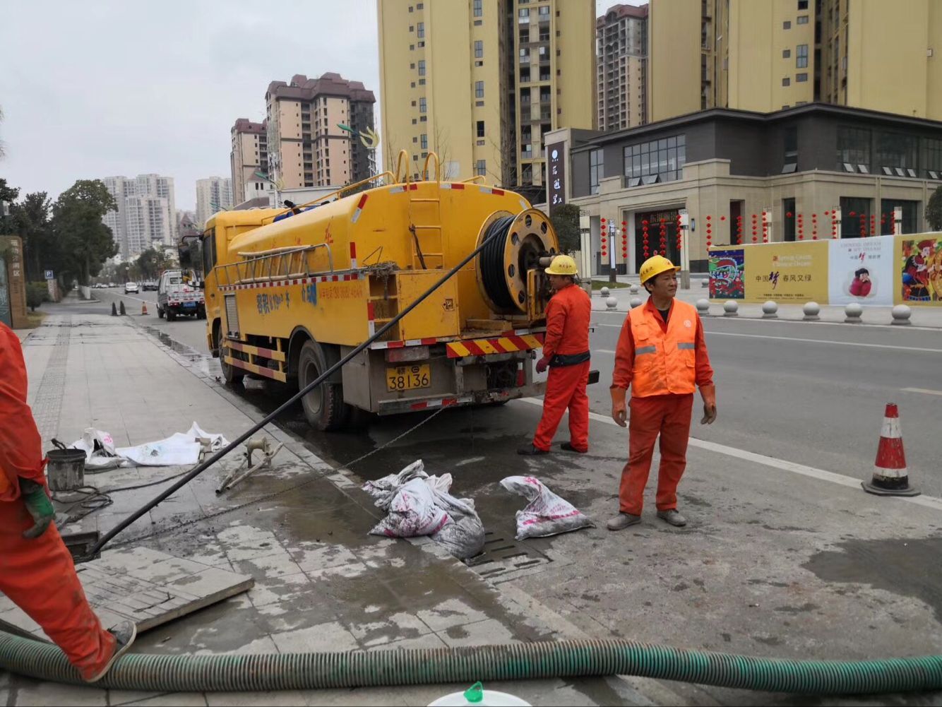衡南排污管道清淤-管道清洗